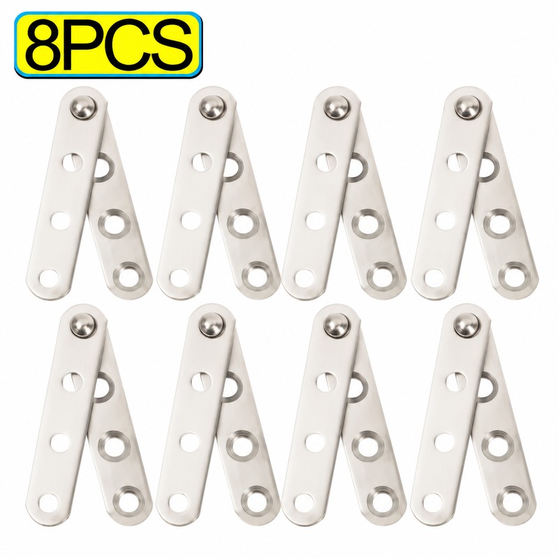 360° Rotatable Stainless Steel Hinges for Cabinet Doors – Concealed