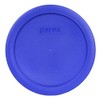 Pyrex 7201-PC 4-Cup Cadet Blue Food Storage Replacement Lid (3-Pack)