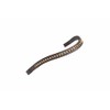 Shires Aviemore Large Diamante Browband - Havana/Gold Pony