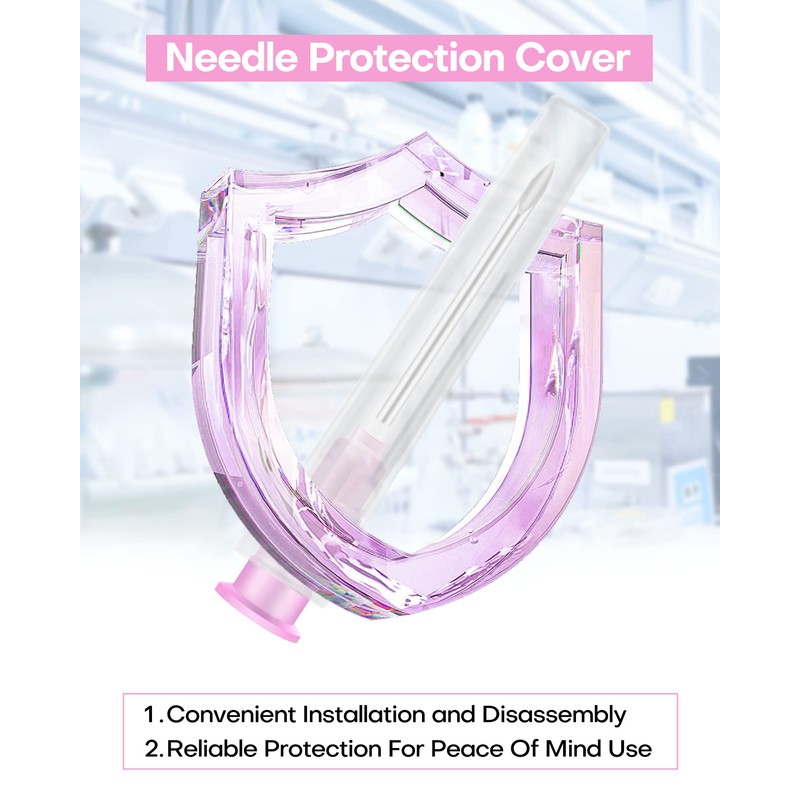 100Pcs 18Ga 1 Inch Needle Luer Lock Lab Accessories, Sterile