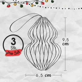 Christmas Decoration (Ornament Ball, Set of 3, Grey)