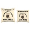 Move Over The Wheaten Terrier Sits Here Funny Dog Quote