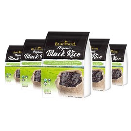 (5 Packs) Big Green Organic BlackSoil Black Rice 3.75 LB