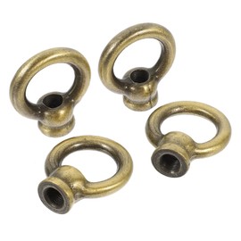 jojofuny 4 Pieces Antique Brass Lamp Finial Set, Decorative Finials for Lamps, 1-3/8 Inch High, Elegant Lamp Accessories for Table and Floor Lamps, for Enhancing Lamp Shades and Home Decor.