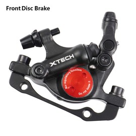 CNC Hydraulic Disc Brake Bicycle, Bicycle Disc Brake Set Front and Rear, Hydraulic Brake Bicycle Made of Aluminium Alloy for MTB Mountain Bike, Black