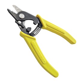 Jameson Tri-Hole Fiber Optic Cable Strippers - Precision Stripping Tool for 1.6-3mm Jackets, 600-900 Micron Buffer, and 250 Micron Glass Fiber - Ergonomic Grip, No-Nick Design