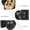 GOBEKOR 10 Pack Passage Door Knobs Keyless Interior Door Knobs