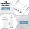 2 Pcs Wall Mounted Phone Holder, Self Adhesive Stand with