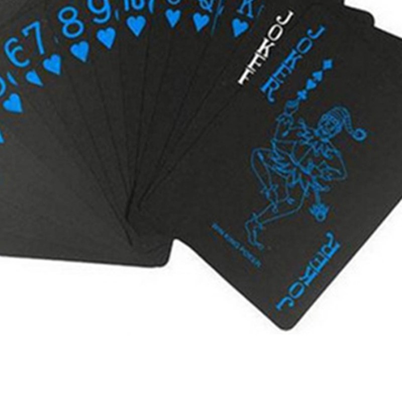 4 Decks Poker Cards Waterproof Soft Flexible Plastic Party Poker