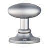 Carlisle Brass MK001SC Oval MORTICE KNOB with FACE FIX Rose,