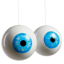 Deco Woerner Eyeball Shop Window Decoration Polystyrene Eyes Shop Equipment Blue 10 cm Diameter Pack of 2