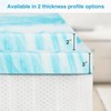 Mattress Topper, King Size Cooling Memory Foam Bed Toppers, 2
