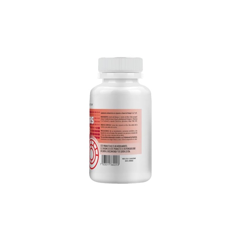 Healthaddiction Pack Suplemento Omega 120 Cápsulas 760mg Aceite Pescado Linaza