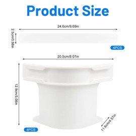 4 Pieces Bed Sheet Holder With Lock Strips Kit, Non-Slip Lumber Lock Fitted Sheet, Heavy Duty Bed Sheet Fasteners, Removable Fitted Sheet Corner Holders, for Mattress Protectors, Bedding, Blankets