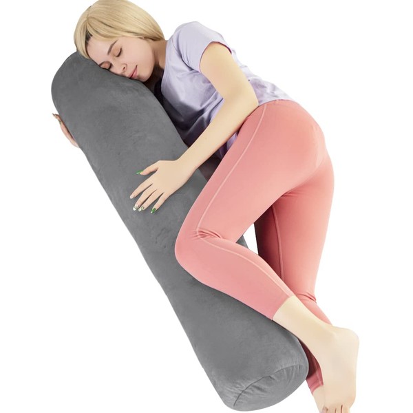 1 MIDDLE ONE Body Pillow for Adults, Bolster Pillow with