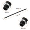 PATIKIL 14 Inch Microphone Gooseneck M10 Flexible Arm Extension Black
