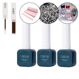 classic nail Viewgel New Crea Layered Volume Top Gel 2+1 + 60 parts / 뷰젤 뉴 크레아 레이어드 볼륨 탑젤 2+1개 +파츠60개