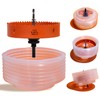 6-1/8" Hole Saw for Recessed Lights, with Dust Bowl Catcher