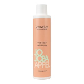 Jean & Len Jojoba & Apple Care Shampoo, Nourishes Long and Brittle Hair, for Healthier & Stronger Looking Hair, Hair Care with Apple Fragrance, No Parabens & Silicones, Vegan, 300 ml