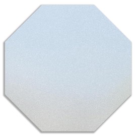 Autotech Park Precut Frosted Privacy Octagon Window Film, Self Static Adhesive Cling, 18 inches Diameter