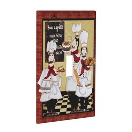 Retro Chef Kitchen 1 Gang Single Electrical Light Switch Plate Decorative Single Toggle Wall Plate Cover Electrical Faceplate Switchplates Vintage Cute Funny Country Chef Cook Theme Cafe Bedroom Decor