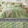 Homelike Moment California King Comforter Set 7 Piece, Sage Green