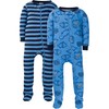 Gerber - Paquete de 2 Pijamas con pies para bebé,
