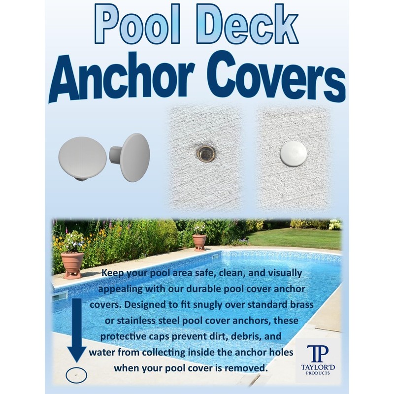 Anchor Cover (12 Pack) (Gray, 5/8"-11)