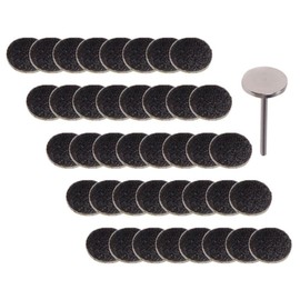 SEWOART 50pcs Nail Polishing Sheets Pedicure Feet Sandpaper Foot File Replacement Pads Manicure Supplies Nail Tool Dead Skin Sanding Discs Stainless Steel Adjustable Makeup Remover