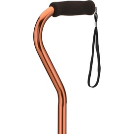 NOVA Medical Quad Cane Small Base With Offset, Bronze