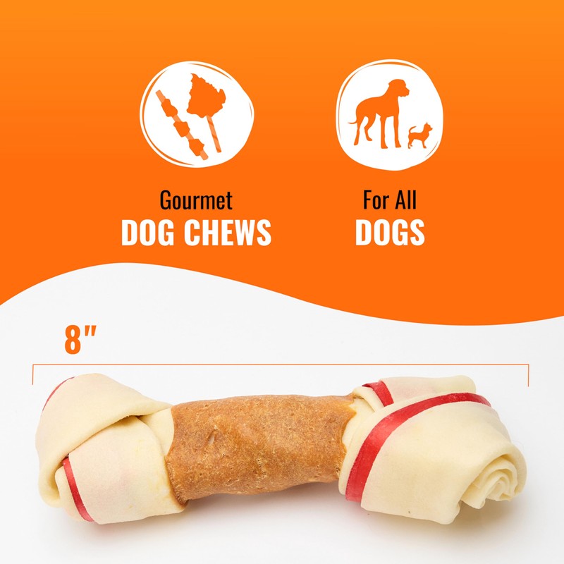 Good ‘n’ Fun Triple Flavor 8-Inch Bone for All Dogs,