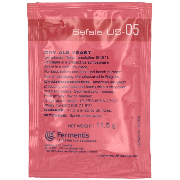 Fermentis Brewer's yeast US-05 W 34/70 S-33 S-23 top-fermented underfermented (US-05)
