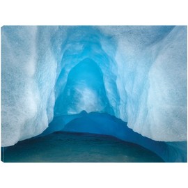Fine Art Canvas Glacial Canvas Wall Decor by Artist Dennis Frates for Living Room, Bedroom, Bathroom, Kitchen, Office, Bar, Dining & Guest Room - Ready to Hang - 32 in x 24 in