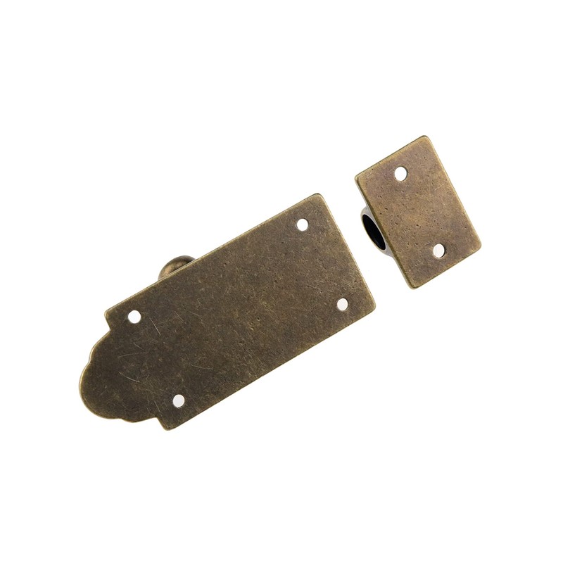 Tighall Antique Brass Barrel Bolt Latch 3.9 Inch Solid Cast