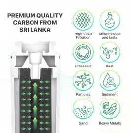 Wildberries UKF8001 Refrigerator Water Filter 4, Replacement for Whirlpool®, EveryDrop® EDR4RXD1, WHR4RXD1, 4396395, WRF555SDFZ, WRF535SWHZ, FMM-2, 46-9006, UKF8001AXX-750, UKF8001AXX-200, 1-PACK