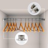 Tighall 6PCS Heavy Duty Stainless Steel Closet Pole Sockets Rod