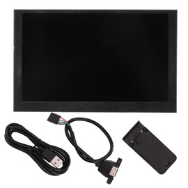 5in Display Screen 360 Degree Rotation Type C Monitor Multi Theme IPS Secondary Screen for ITX Chassis Black