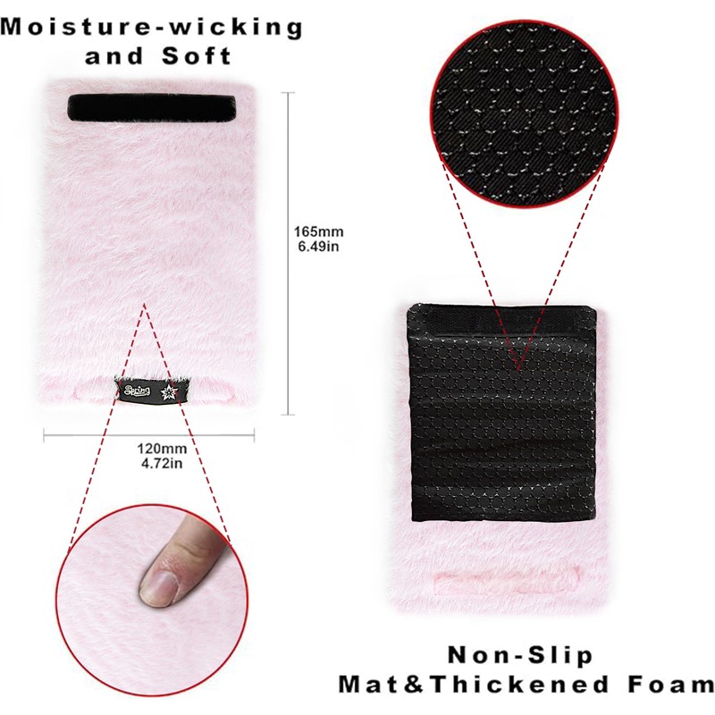SPRING SEAON Walker Hand Pads Fluffy Walker Handle Cushions Non-Slip