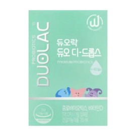 duorock Duolac Duo D Drops Liquid Duorak Lactobacillus 7.5ml DJ / 듀오락 듀오 디 드롭스 액상 두오락 유산균 7.5ml DJ