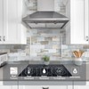 Yipscazo Peel and Stick backsplash 3 x 6 Inches 3D