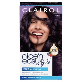 Clairol Nice N Easy Permanent Bold Zero Ammonia Hair Dye 4.67 Amethyst Brown