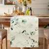 LOMOHOO Table Runners Summer Green Eucalyptus Leaves Table Runner 13x72