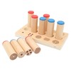 Wooden Sound Cylinders Toy Sensory Integration Training Educational Sound Stick
