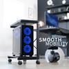 VIVO Large Mobile Adjustable PC Cart, Premium CPU Computer Tower
