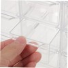 TEHAUX 12-Grid Storage Box with Drawers Dustproof Desktop Organizer for