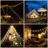 UOUNE Camping String Lights, Outdoor String Lights with 8 Lighting