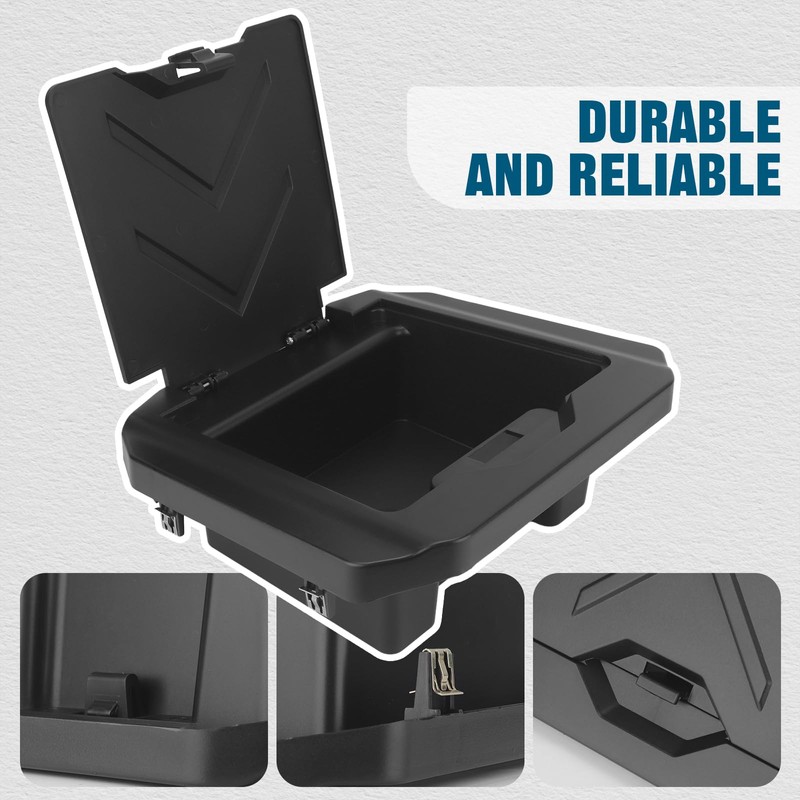 ZAMLIE Center Console Dash Storage Box Compatible with Polaris RZR