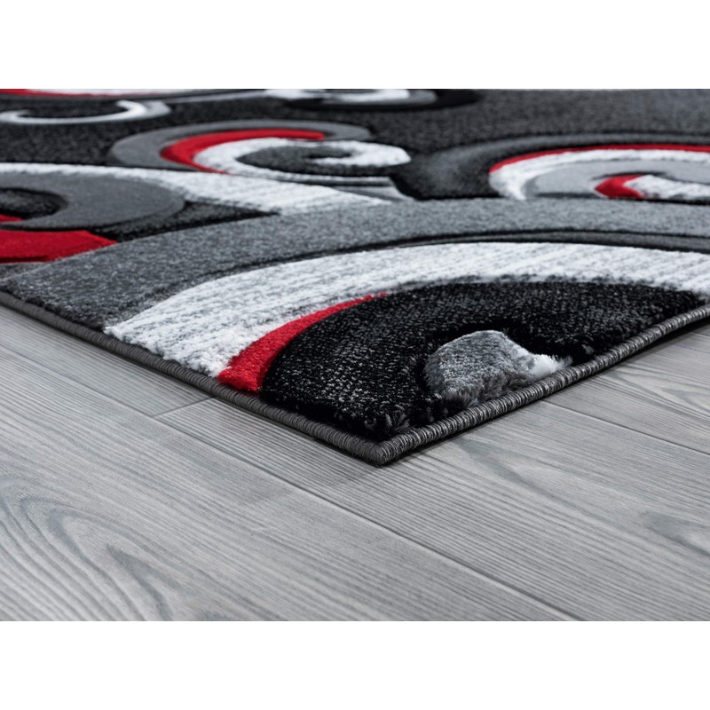 United Weavers of America Bristol Rhiannon Red Runner Rug, 2'7"