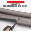 XIULIUU Door Draft Stopper, Under Door Draft Weather Stripping Noise