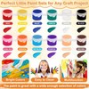 24 PCS Acrylic Paint Set, 2Pack Art Canvas with Easel